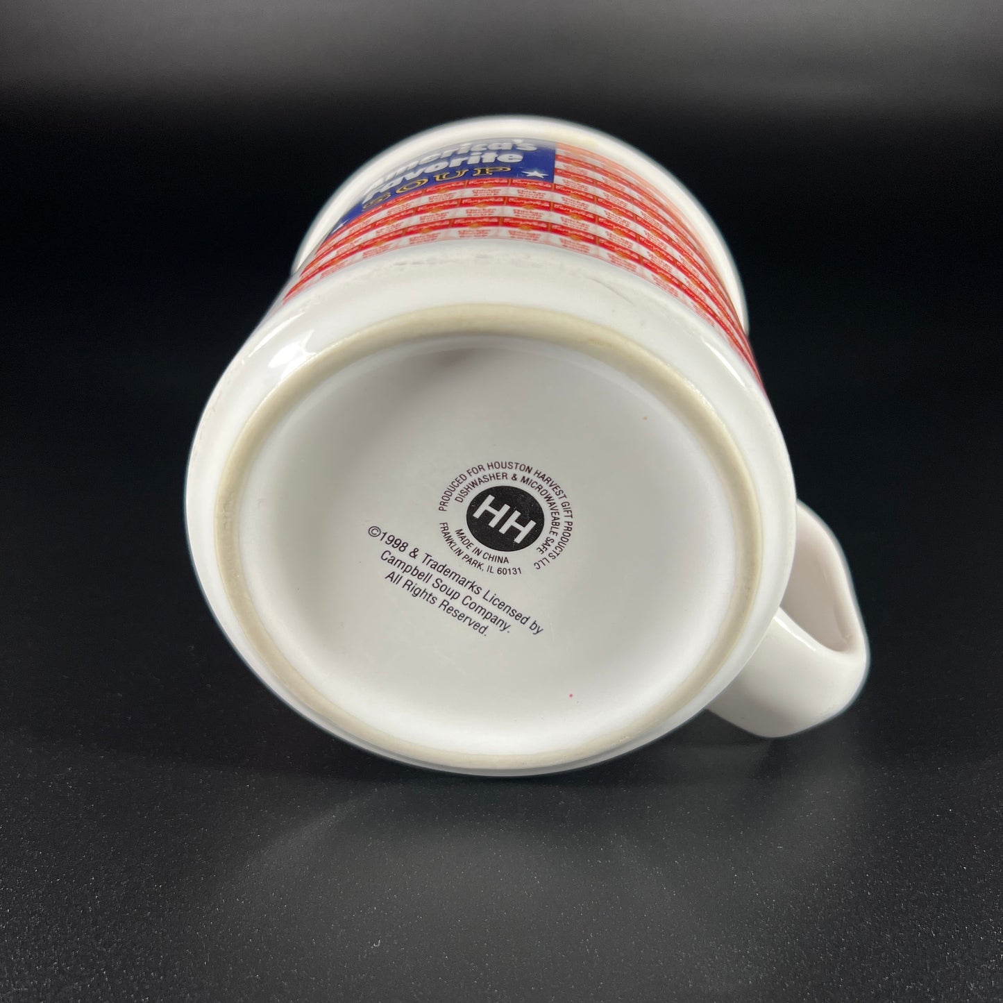 1998 Campbell's Soup Mug produced for Houston Harvest