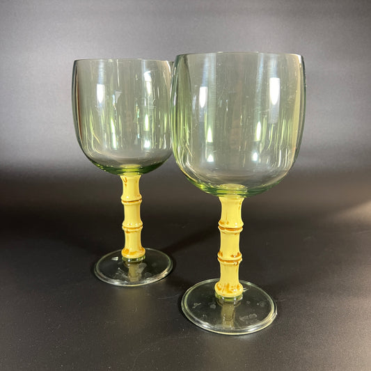 Tiki Green Acrylic Goblets (set of 2)