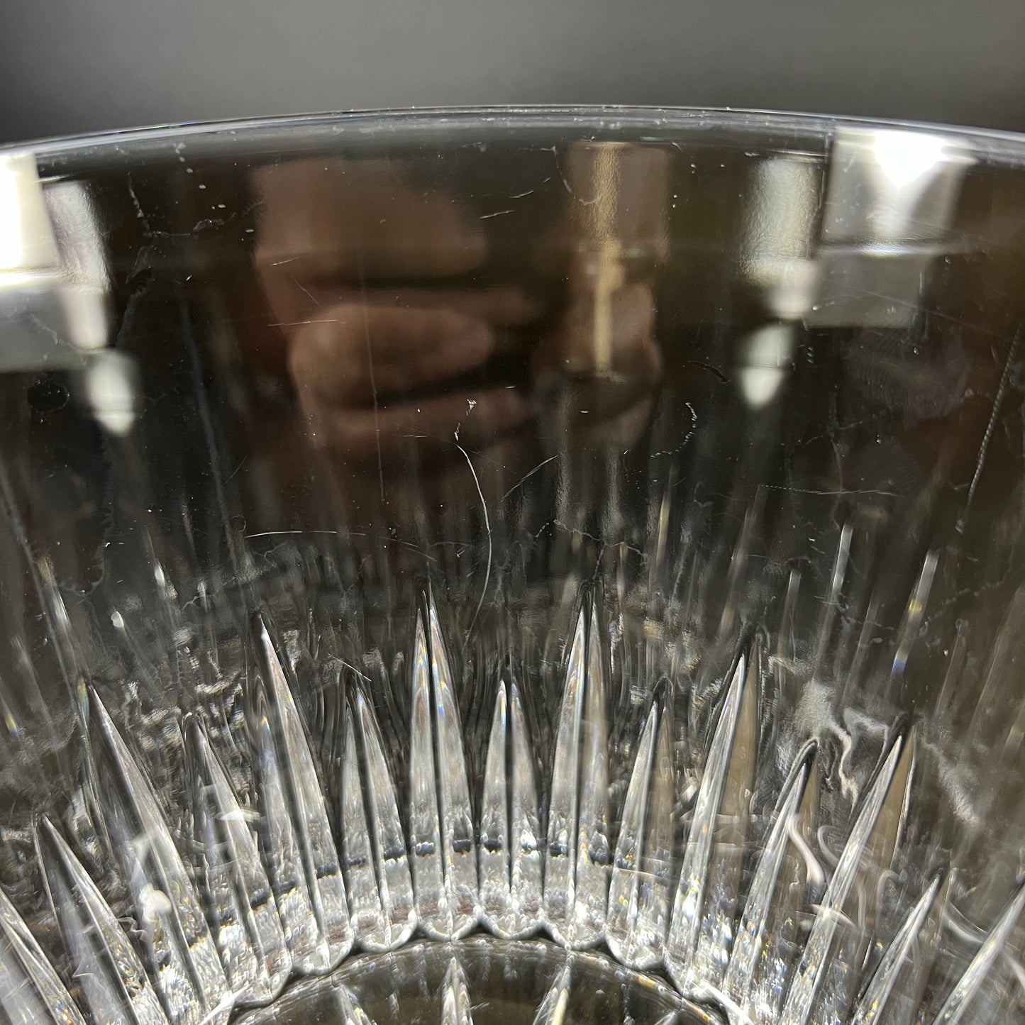 Vintage Crystal Ice Bowl