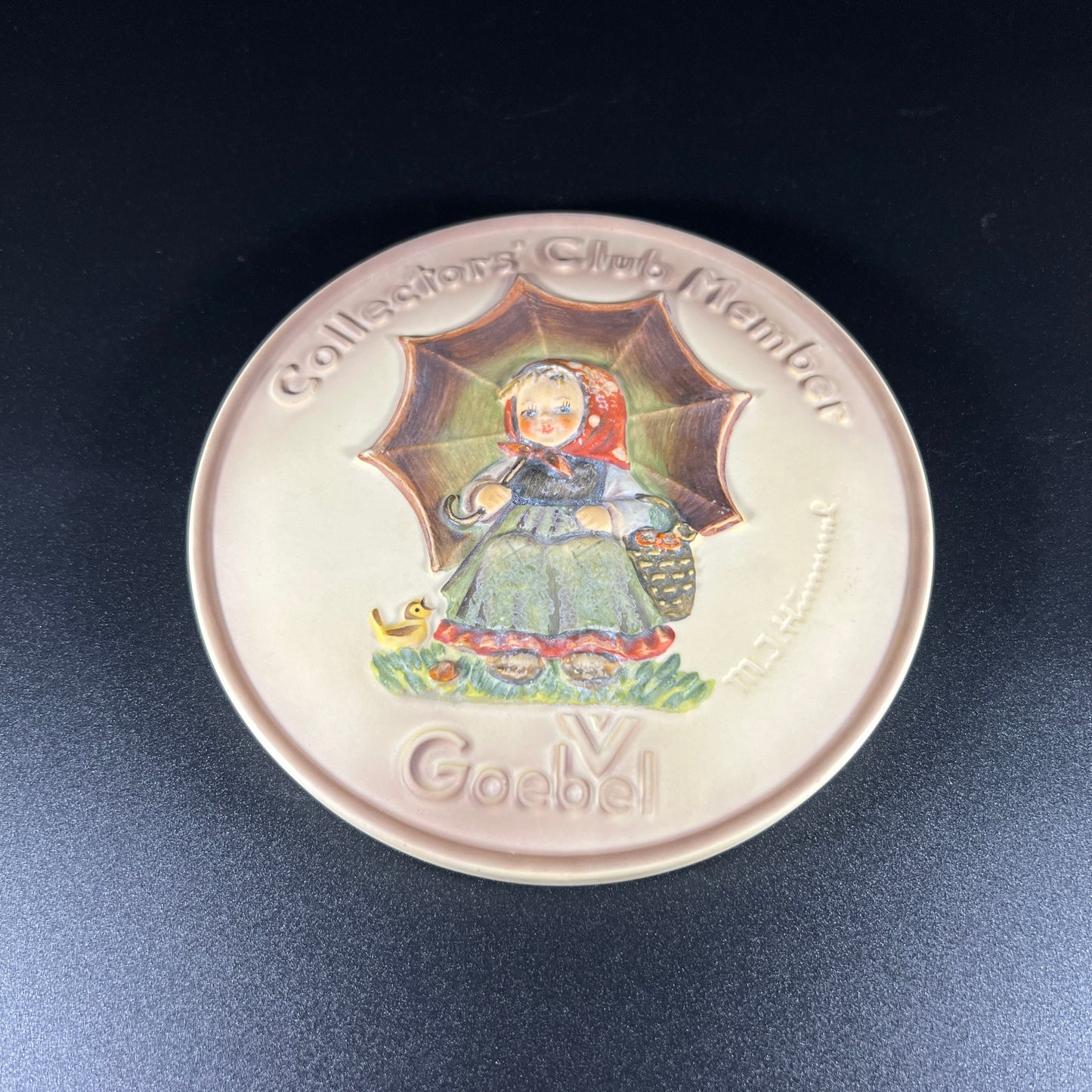 1978 Goebel Collectors Club Member Plaque