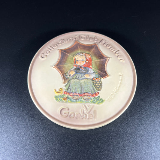 1978 Goebel Collectors Club Member Plaque