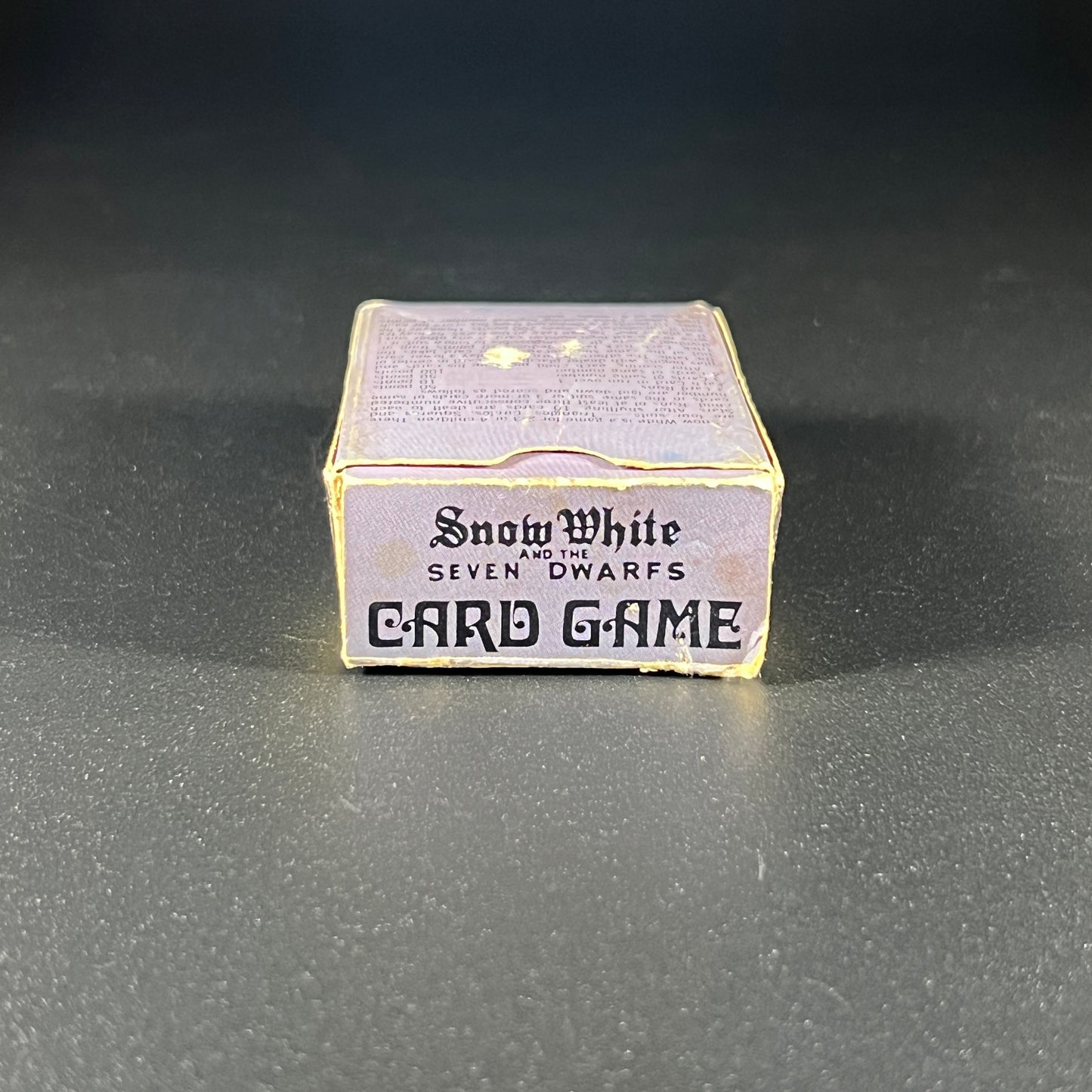 1946 Snow White Card Game