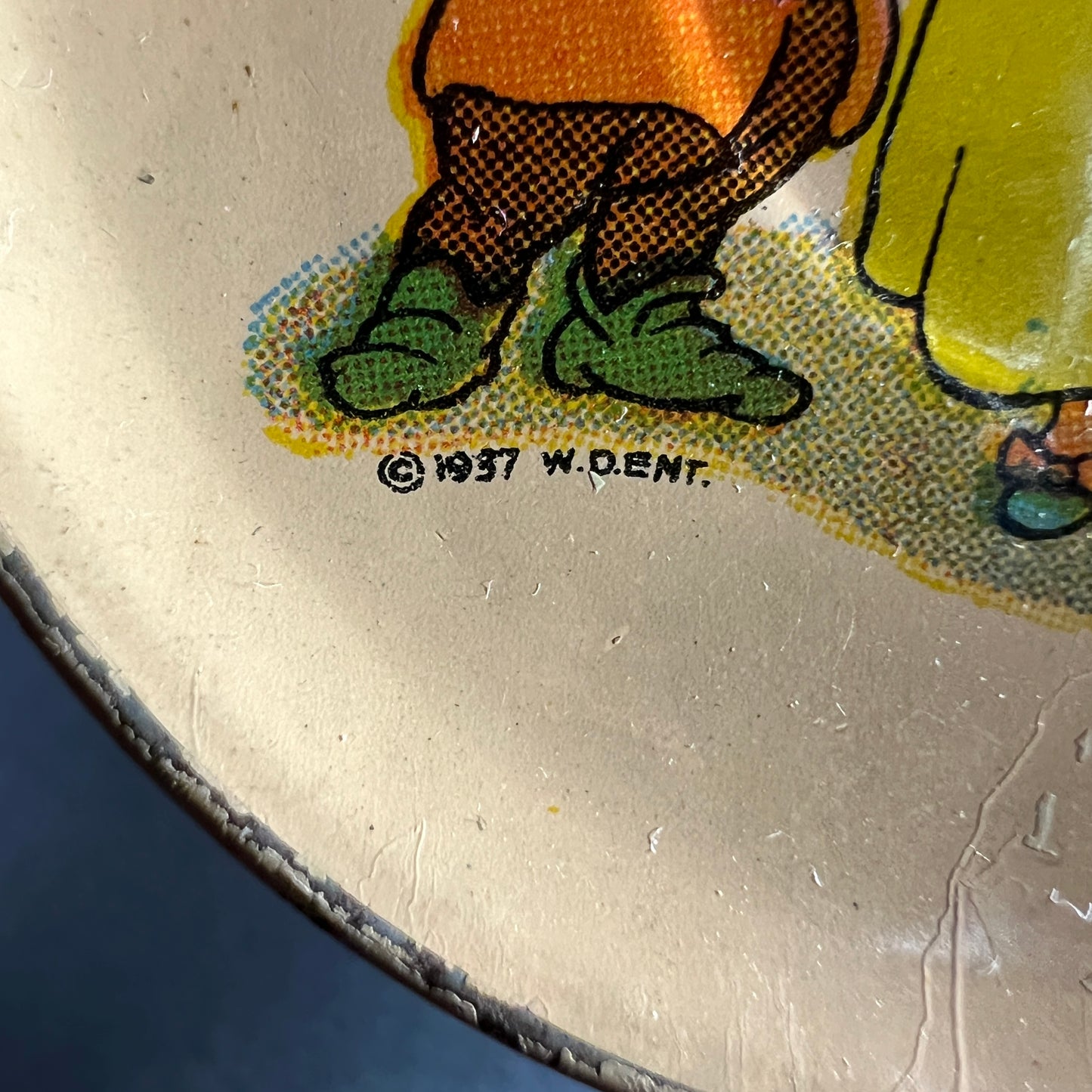 1937 Snow White Small Tin Plate