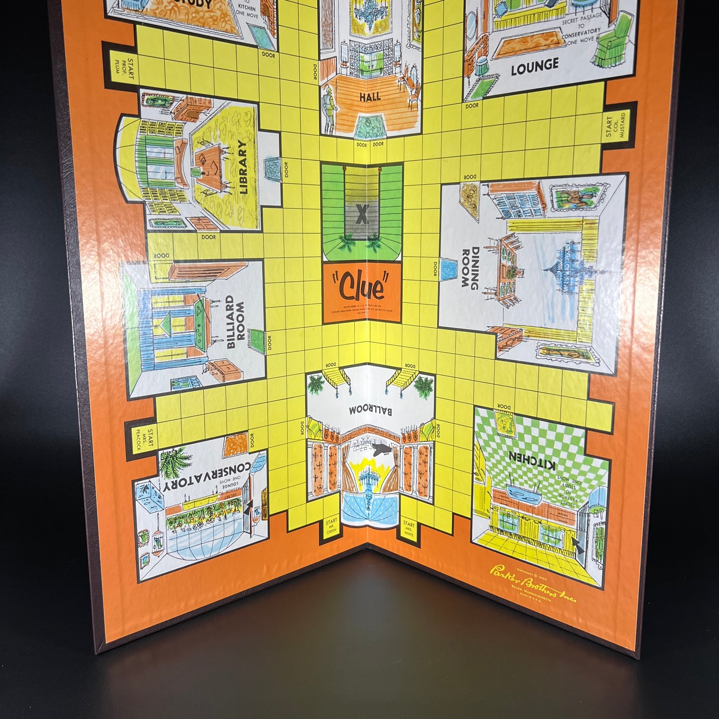 1963 Clue Board Game (Complete)