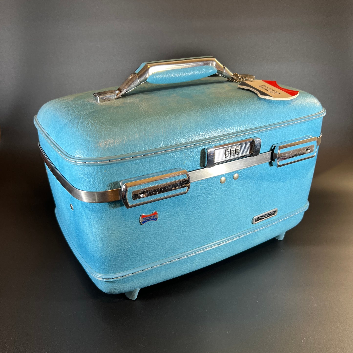 American Tourister Baby Blue Cosmetics Case