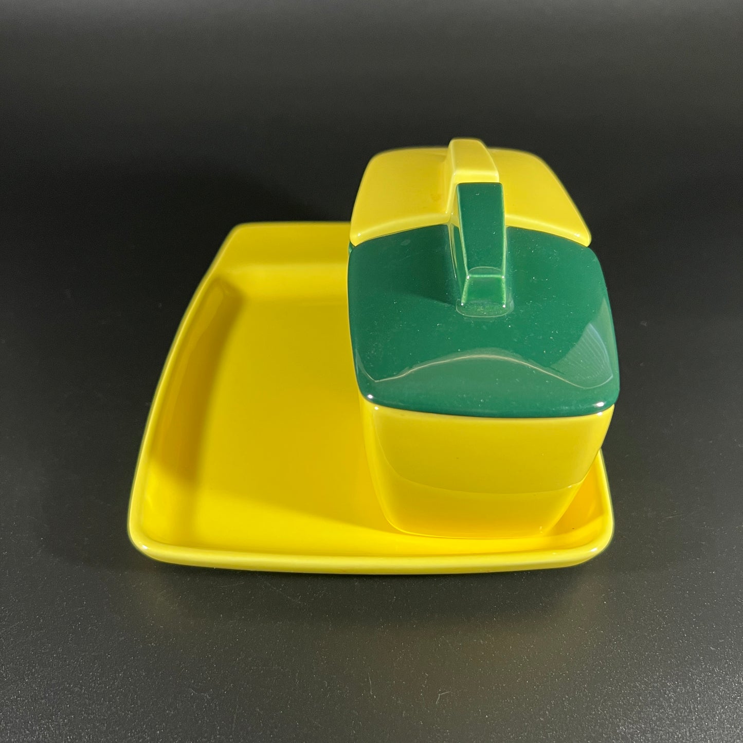 Franciscan Ware Green and Yellow Condiment Sets