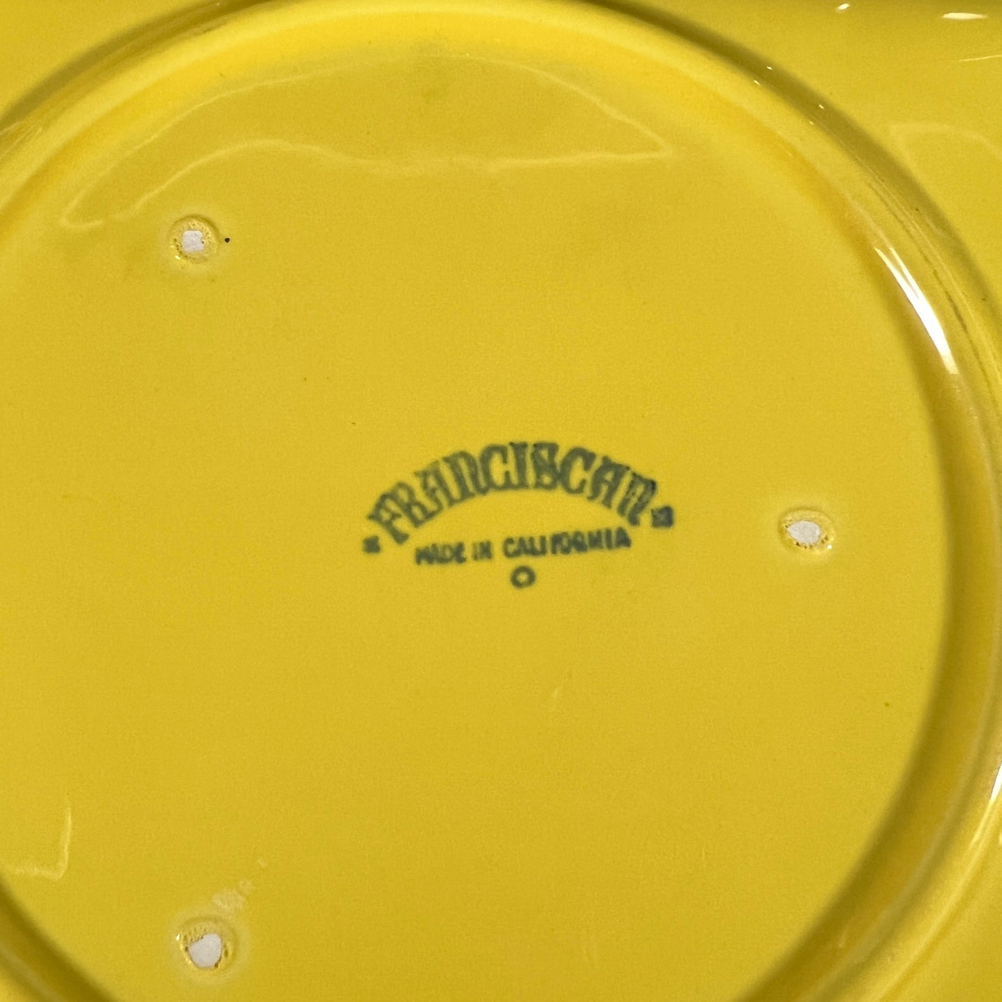 Franciscan Ware Green and Yellow Condiment Sets