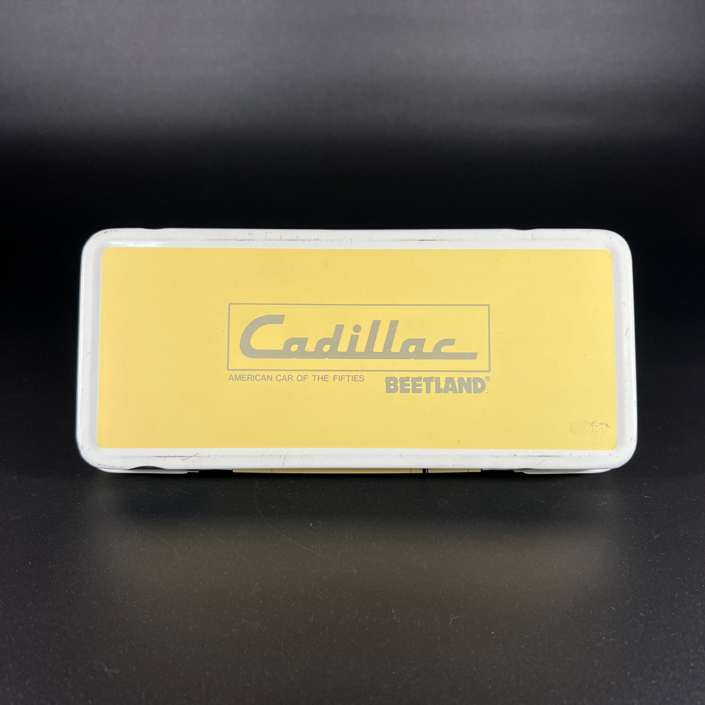 Vintage Beetland Cadillac Toy Pencil Box