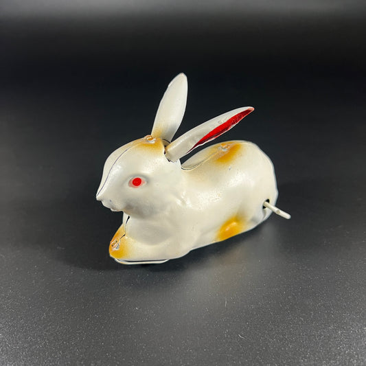 1940s Wind Up Tin Rabbit from Occupied Japan