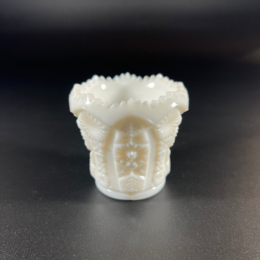 Vintage Imperial Milk Glass Toothpick Holder