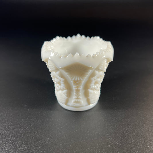 Vintage Imperial Milk Glass Toothpick Holder