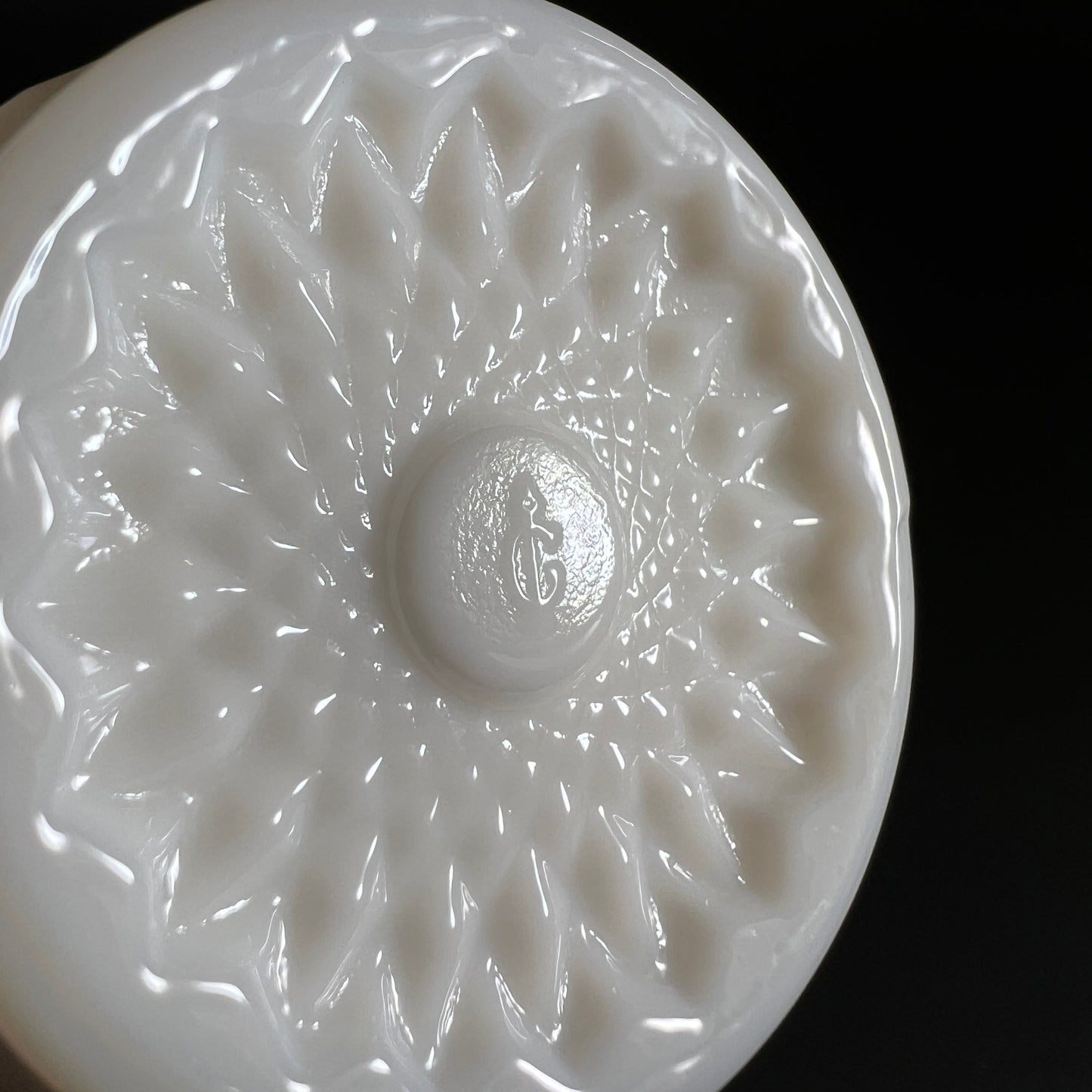Vintage Imperial Milk Glass Toothpick Holder