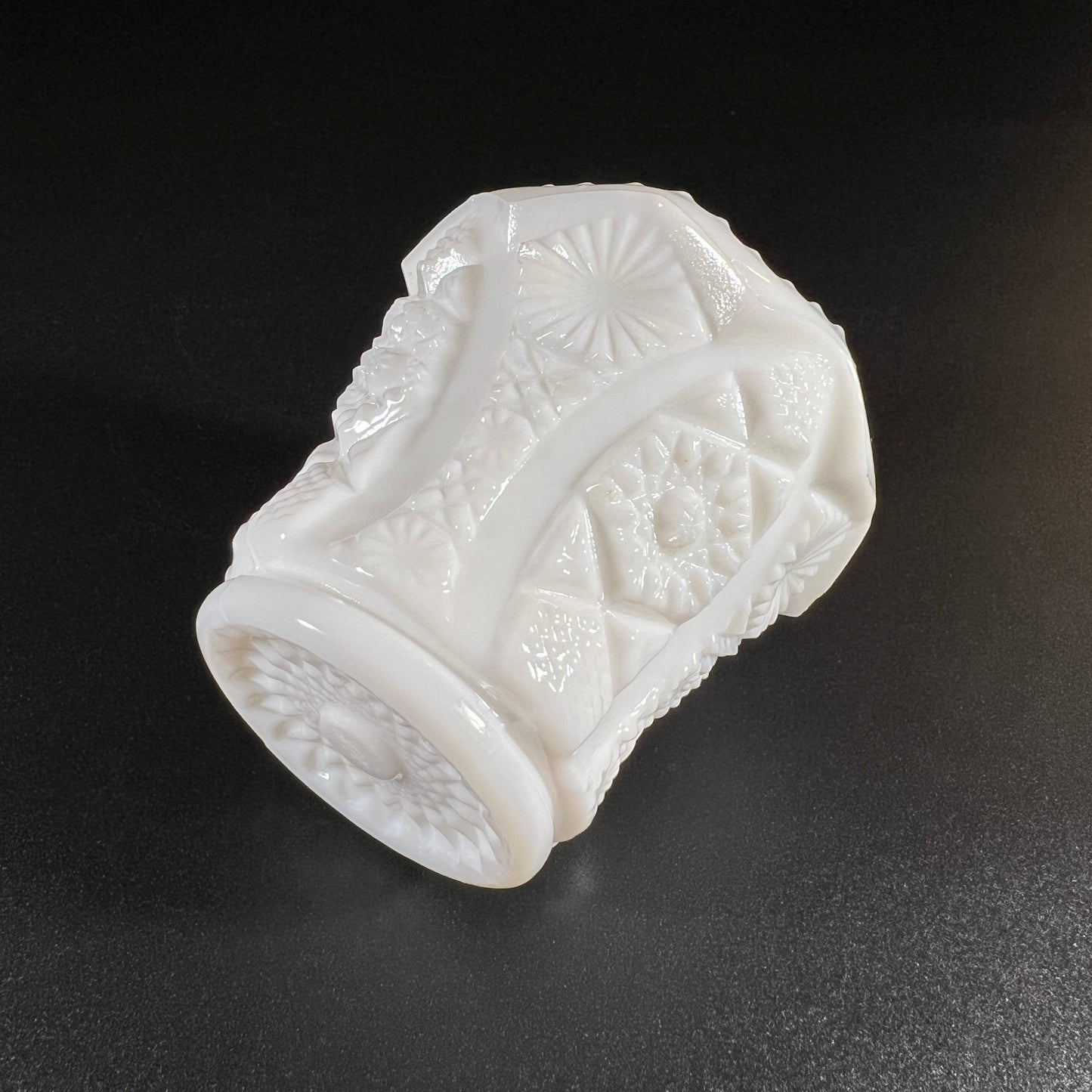 Vintage Imperial Milk Glass Toothpick Holder