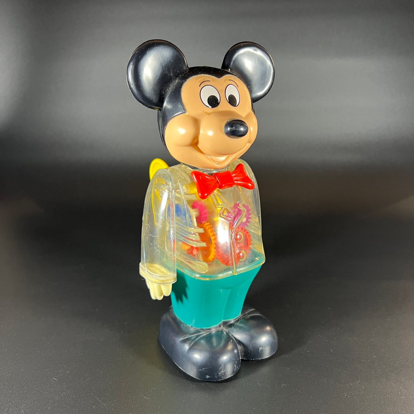 1978 Vintage Clear See-Through Mickey Mouse Robot by Gabriel Toys