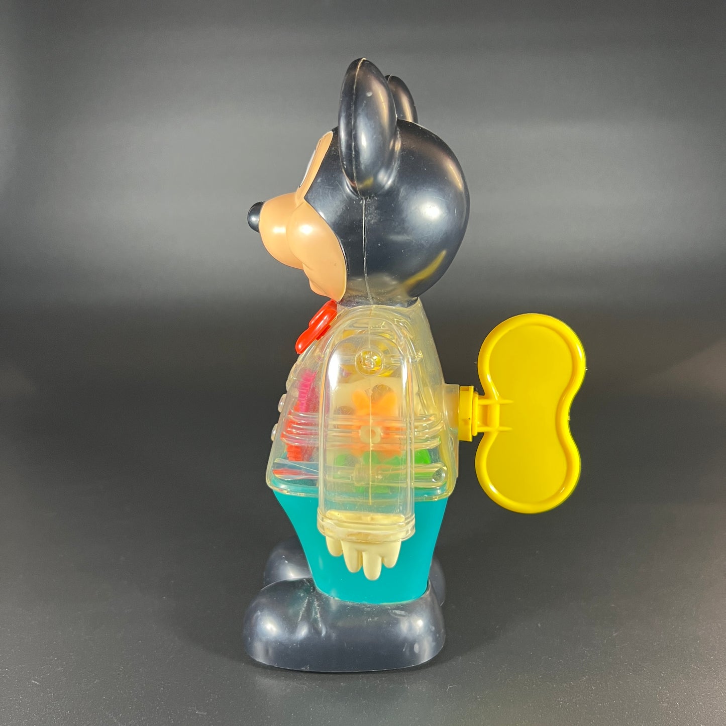 1978 Vintage Clear See-Through Mickey Mouse Robot by Gabriel Toys