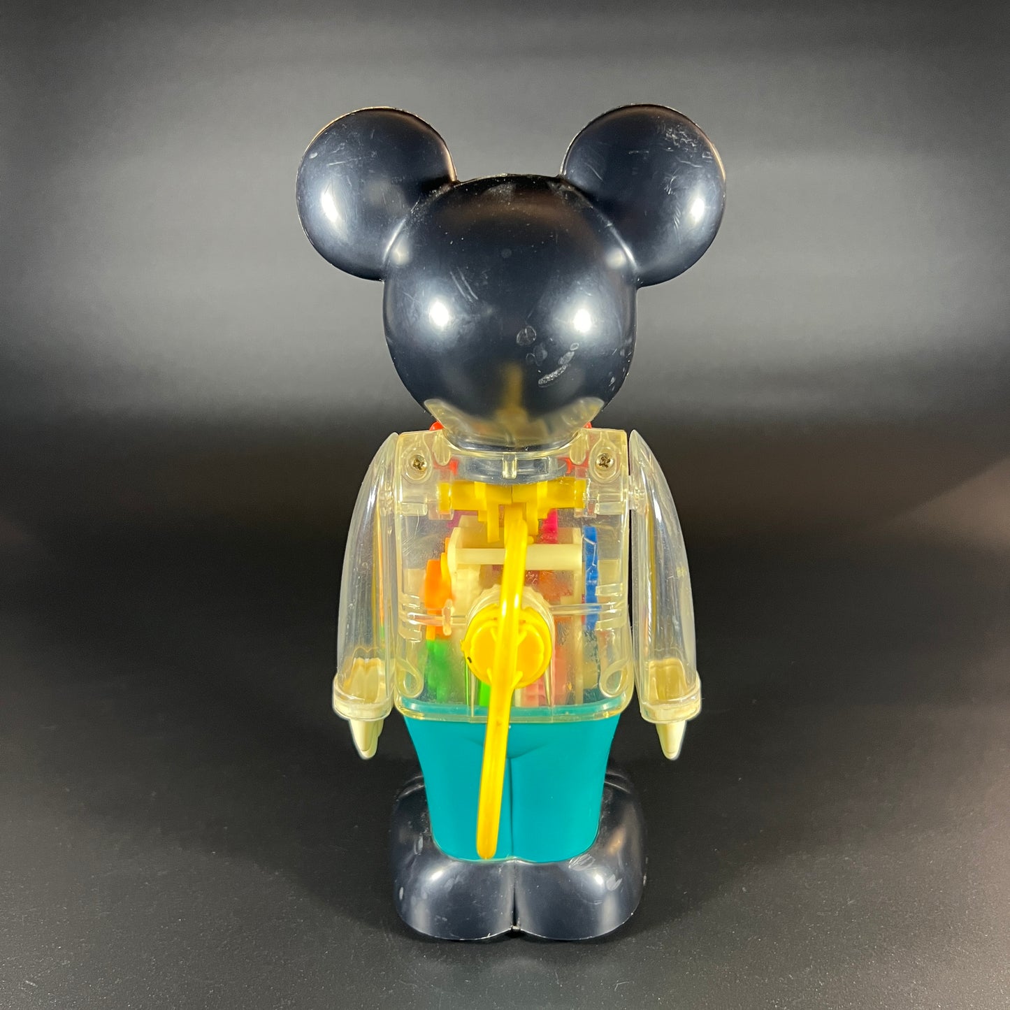 1978 Vintage Clear See-Through Mickey Mouse Robot by Gabriel Toys