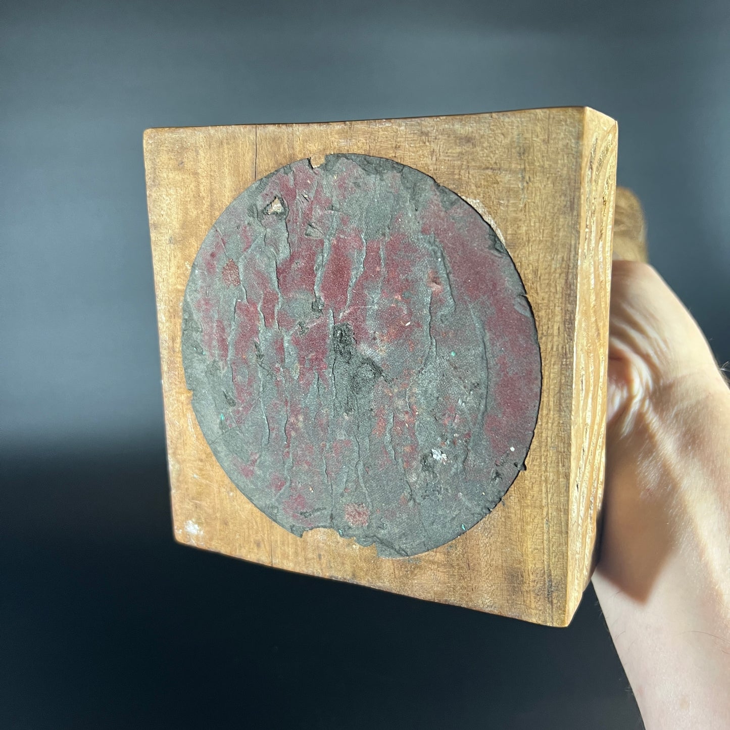 Large Carved African Head Sculpture