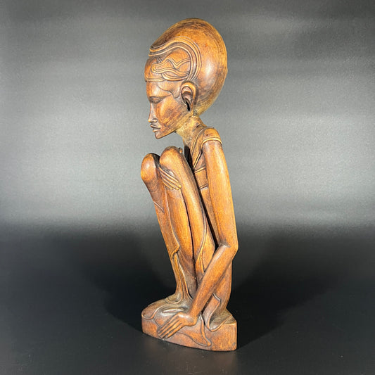 Balinese Seated Man Statue