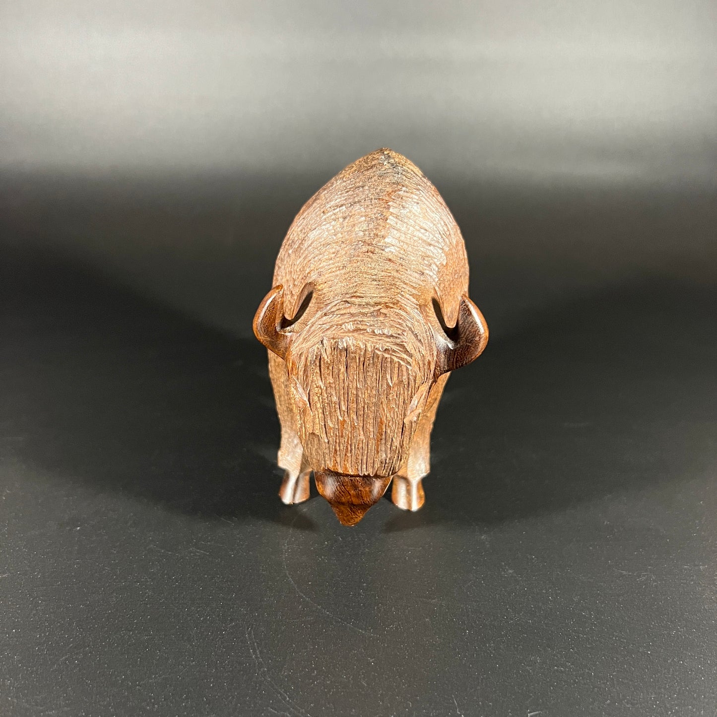 Ironwood Buffalo Carving