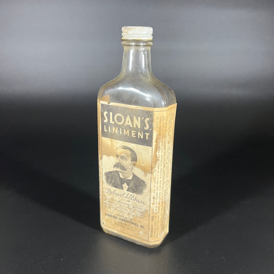 Vintage Sloans Liniment Bottle