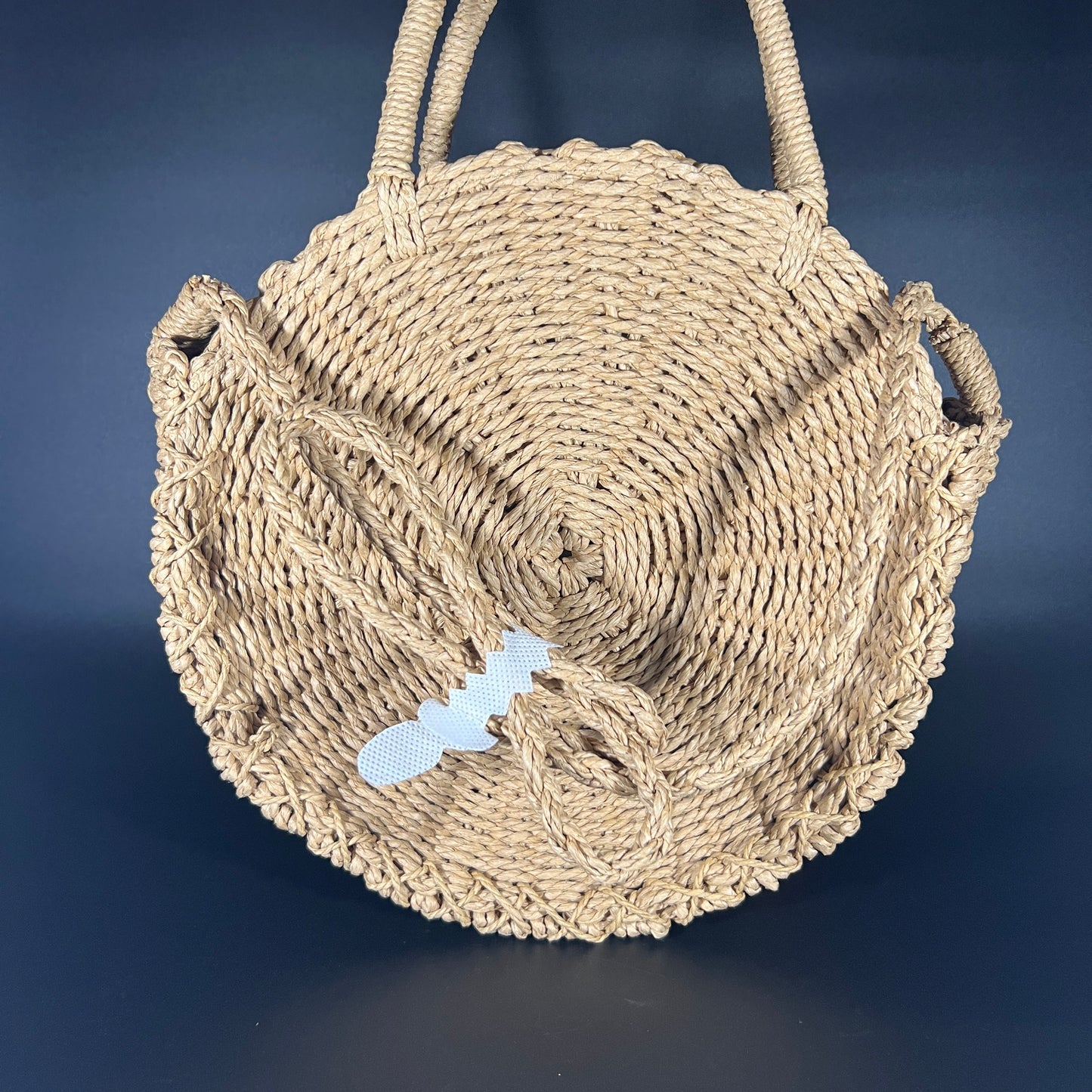 Kim Rogers Circle Straw Tote