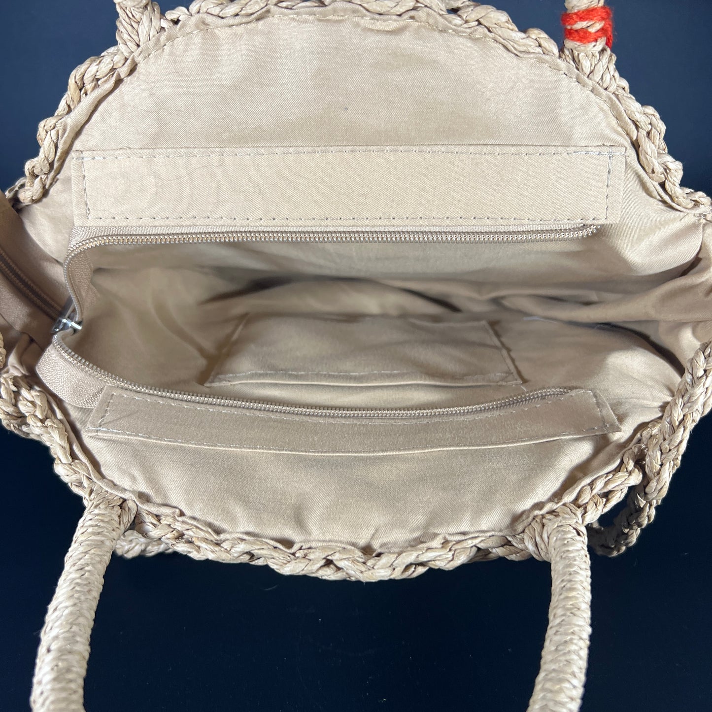 Kim Rogers Circle Straw Tote