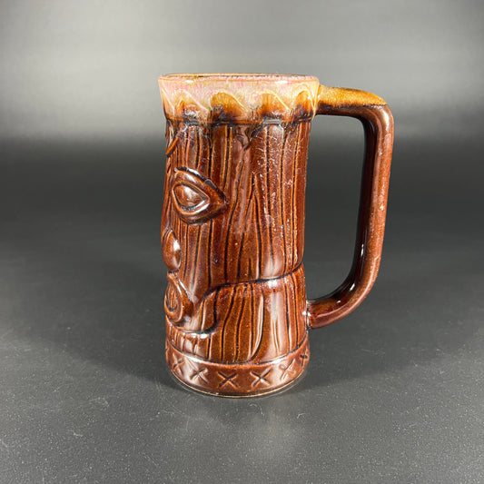Ceramic Tiki Mug with Handle