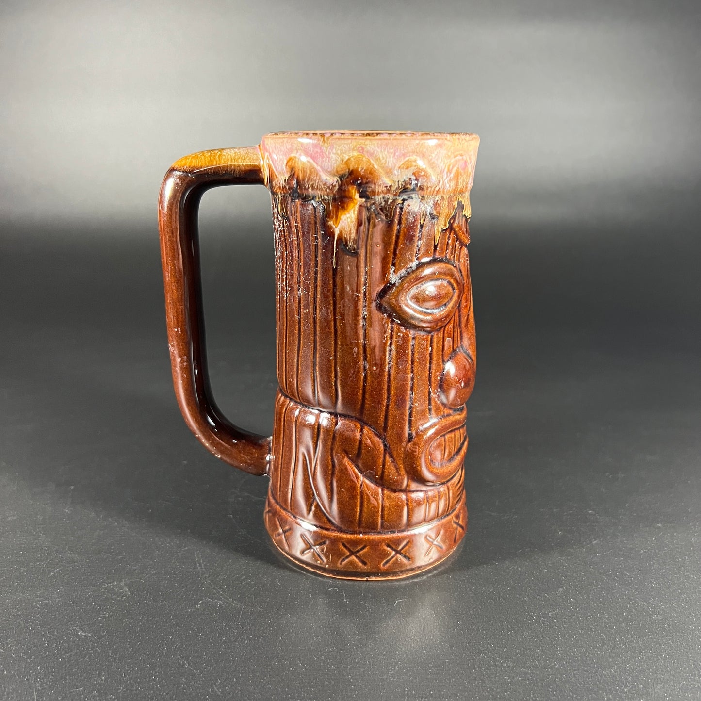 Ceramic Tiki Mug with Handle