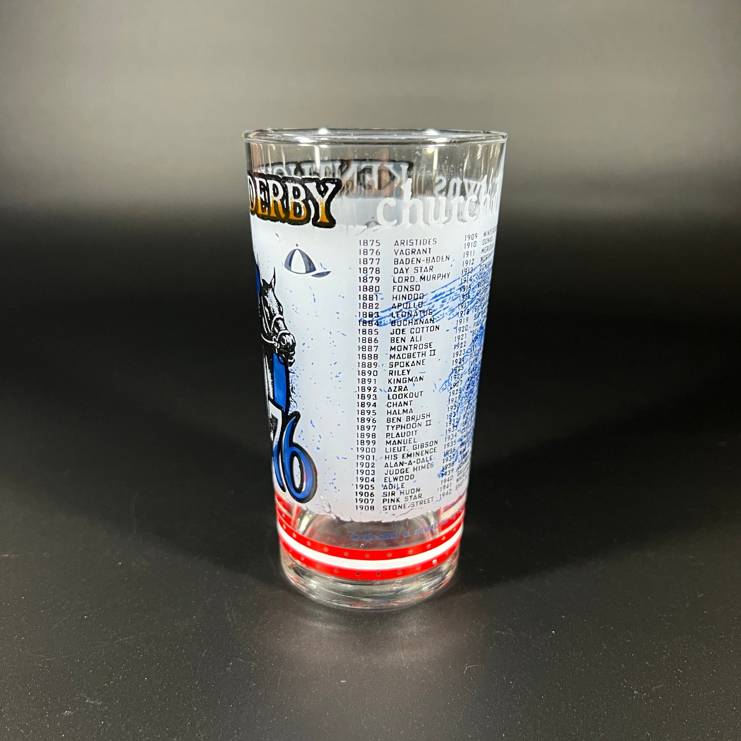 1976 Kentucky Derby Mint Julep Glass