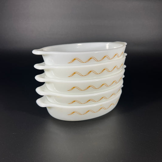 Vintage Pyrex Restaurant Petite 700 Casserole Dish Set