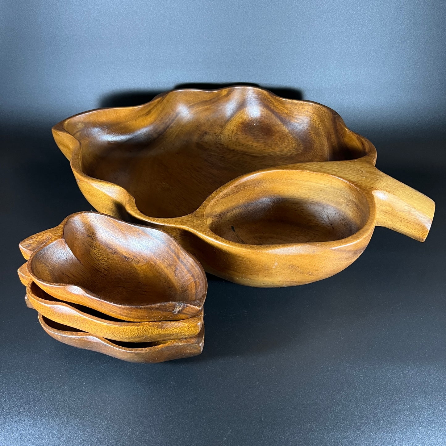 Monkey Pod Serving Bowl Set