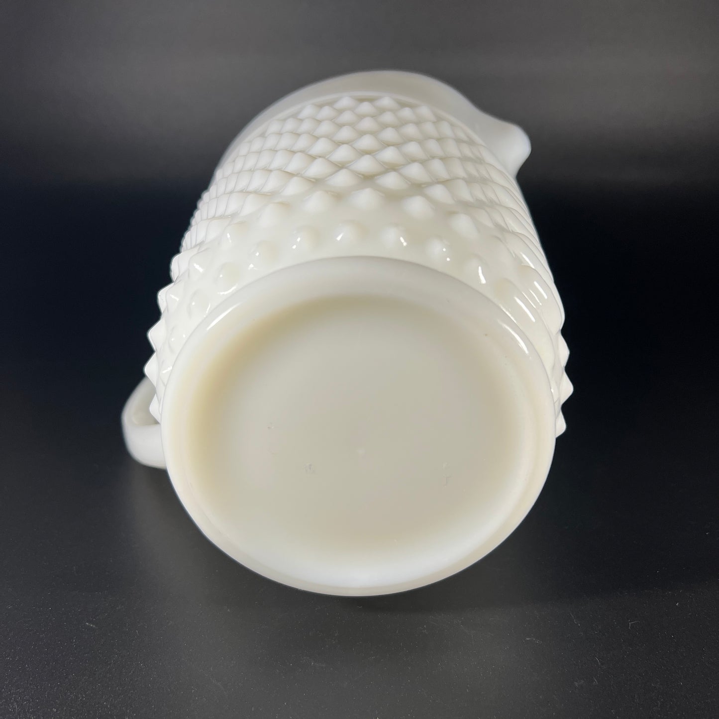 Fenton Hobnail Milk Glass Pitcher
