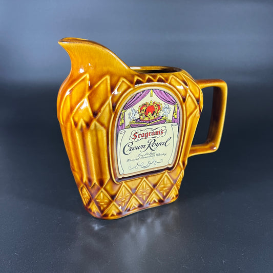 Seagrams Crown Royal Ceramic Pitcher