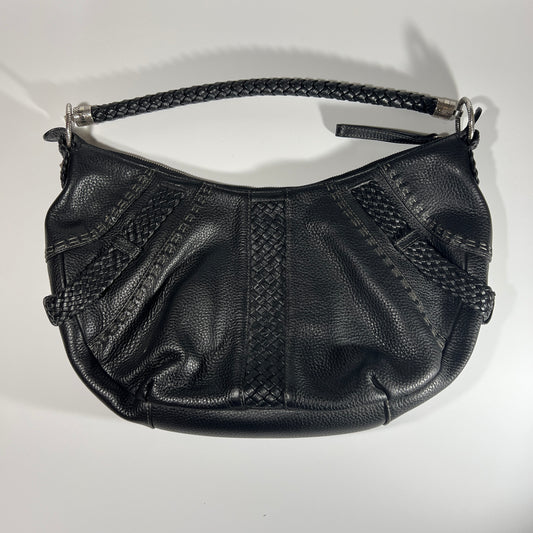 Brighton Ryder Soft Black Hobo Shoulder Bag