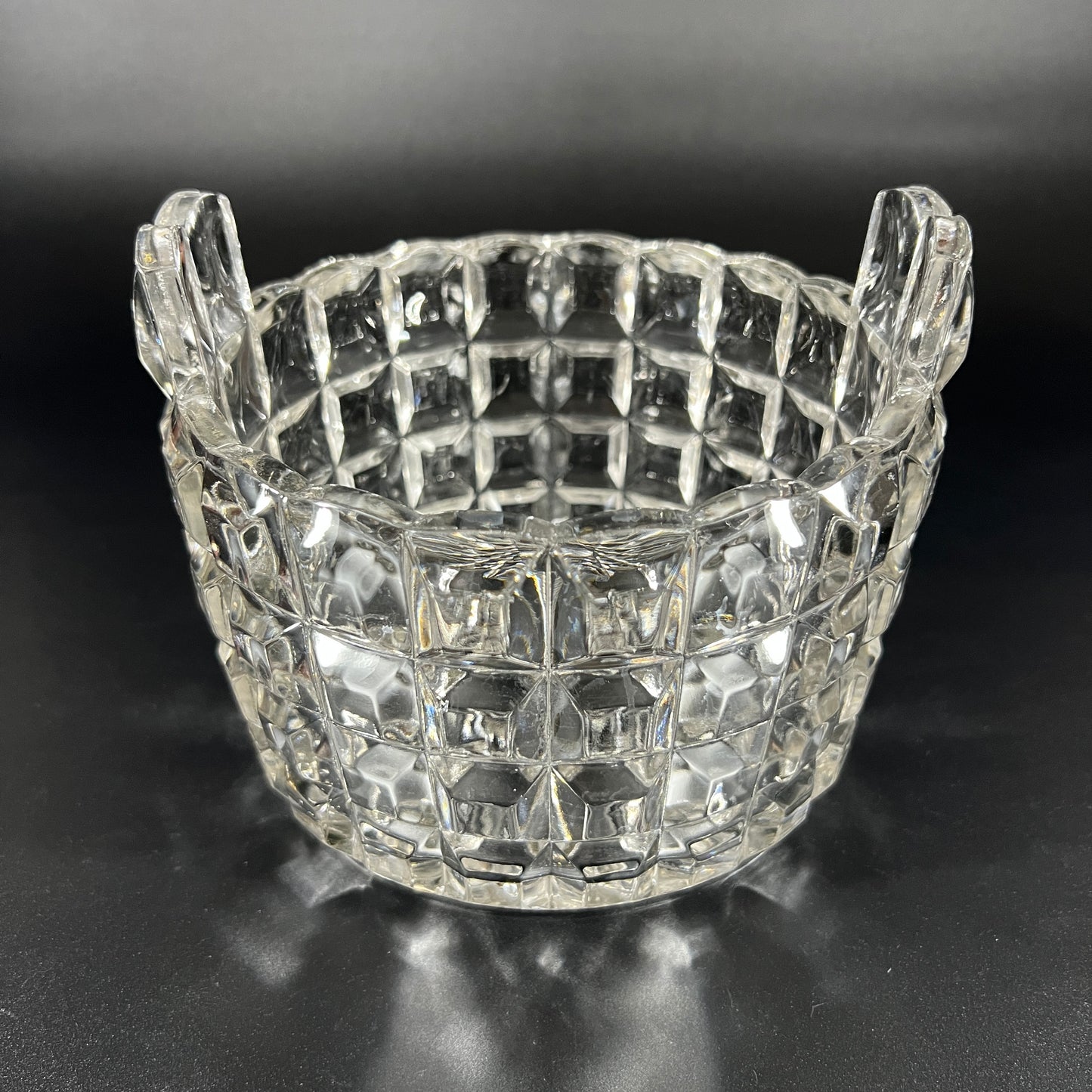 Duncan Miller Glass "Block" #331 Ice Tub