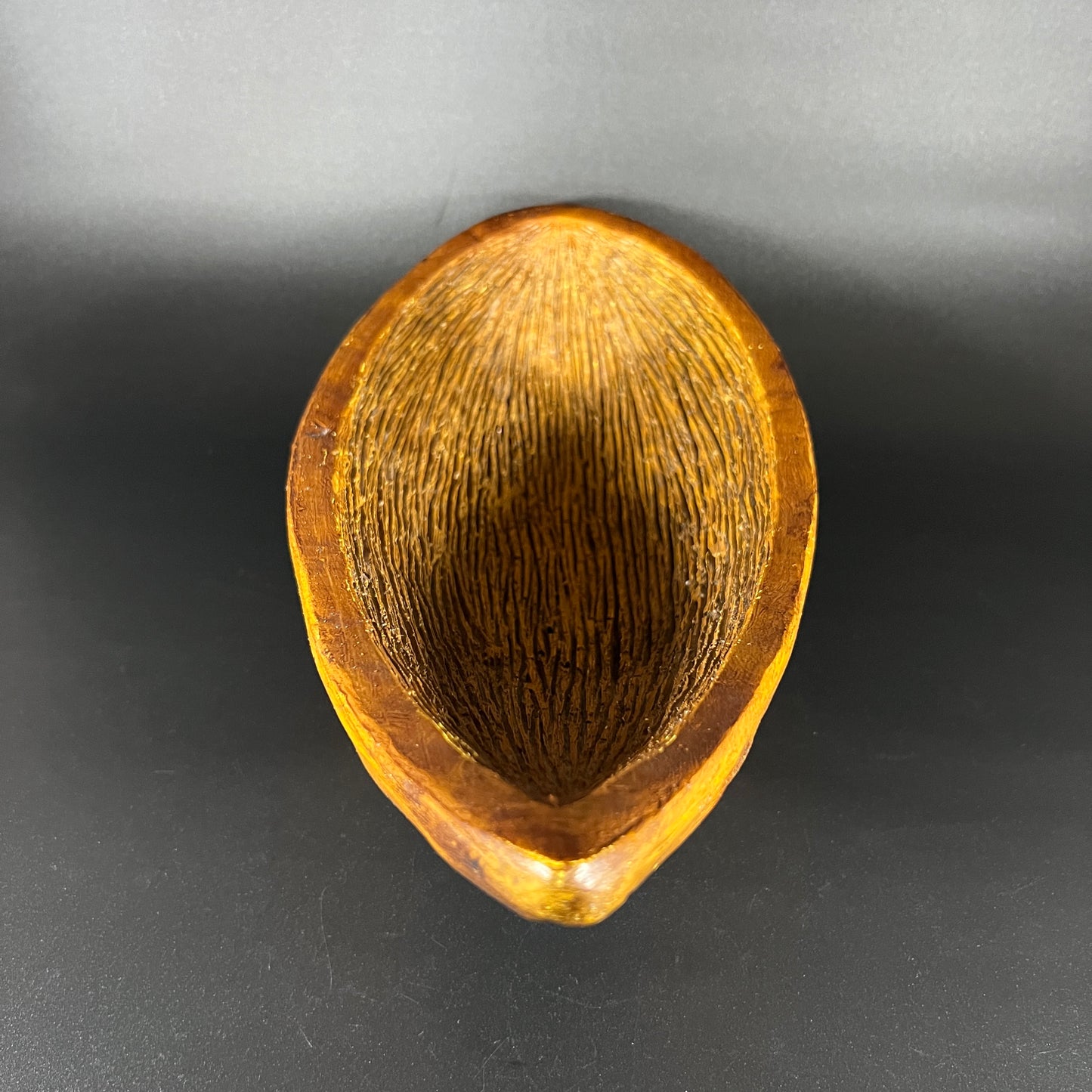 Wooden Teardrop Shaped Bowl