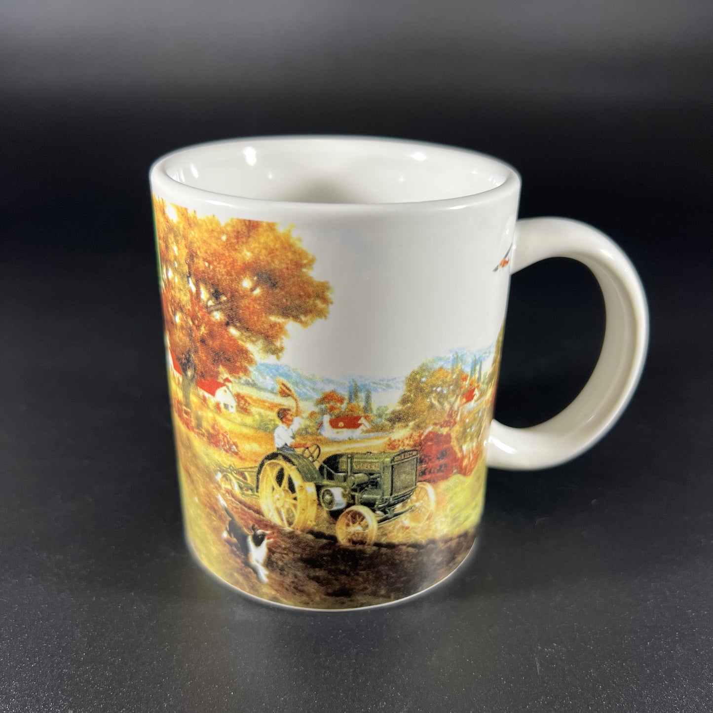 John Deere Mug - Tractor and Dog Scene