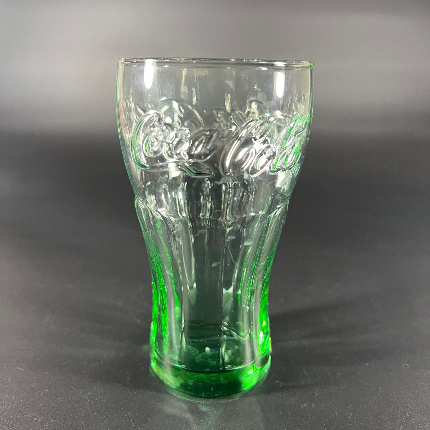 Green Coca-Cola Glass