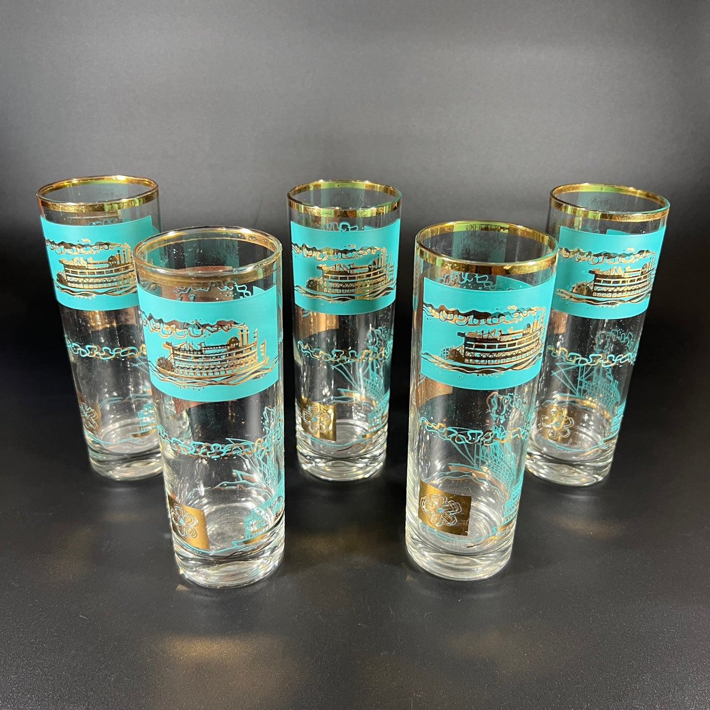 Libbey 1960s "Southern Comfort" Glass Set