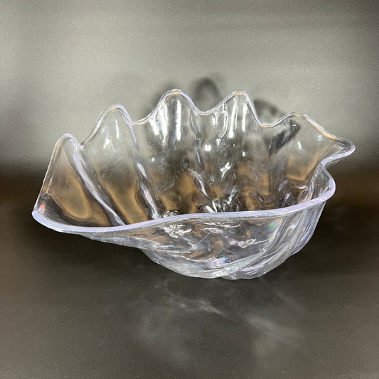 Acrylic Giant Clamshell Serving Bowl