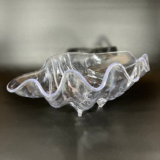 Acrylic Giant Clamshell Serving Bowl