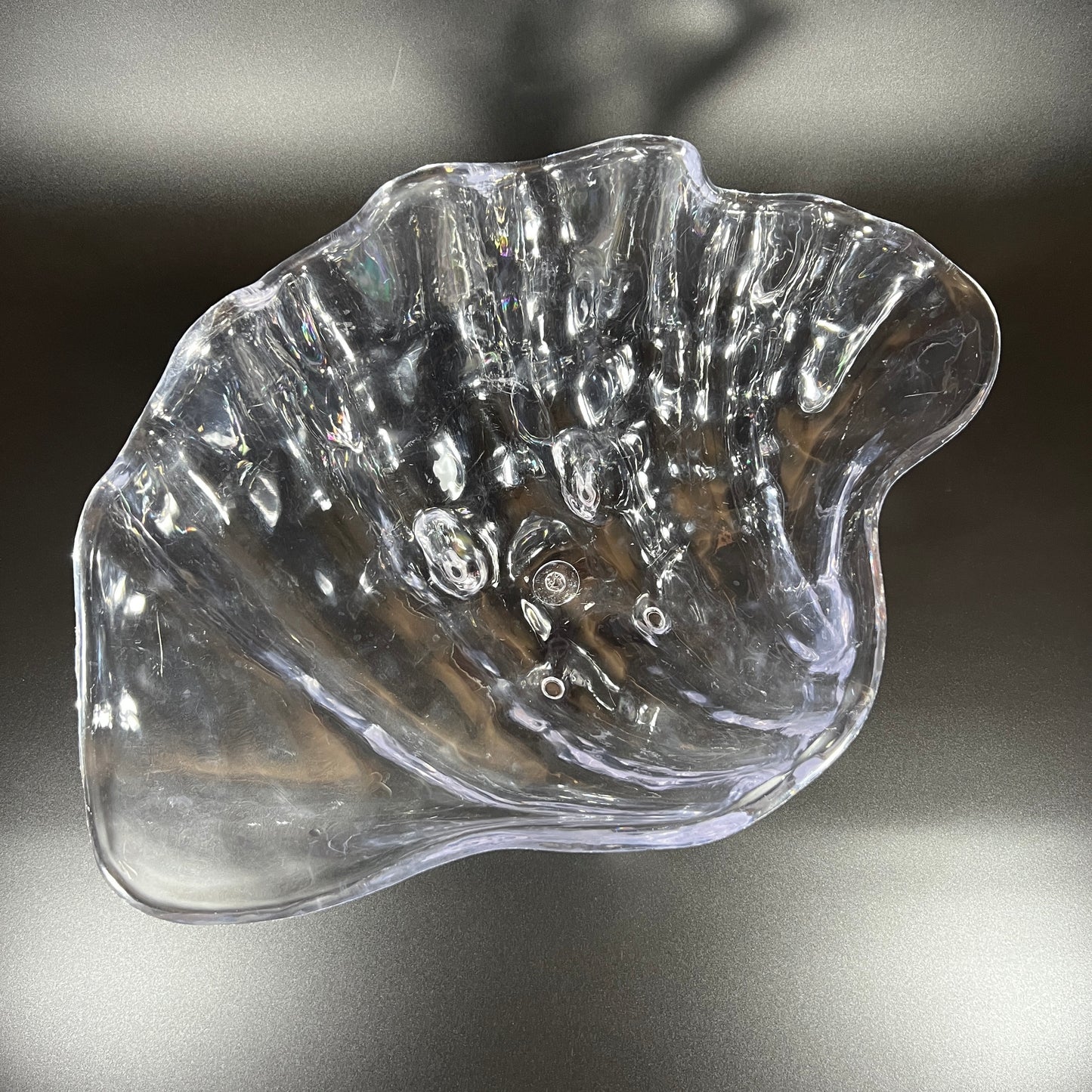 Acrylic Giant Clamshell Serving Bowl