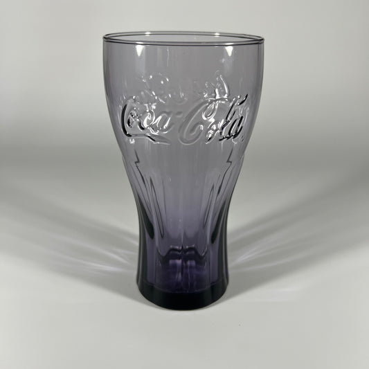 Purple Coca-Cola Glass