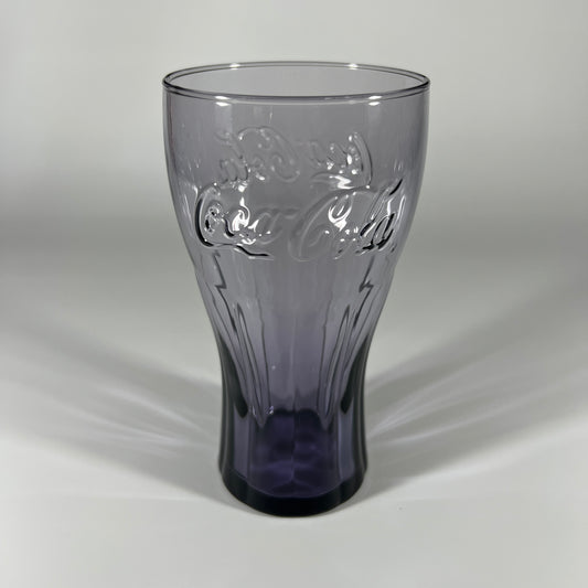 Purple Coca-Cola Glass