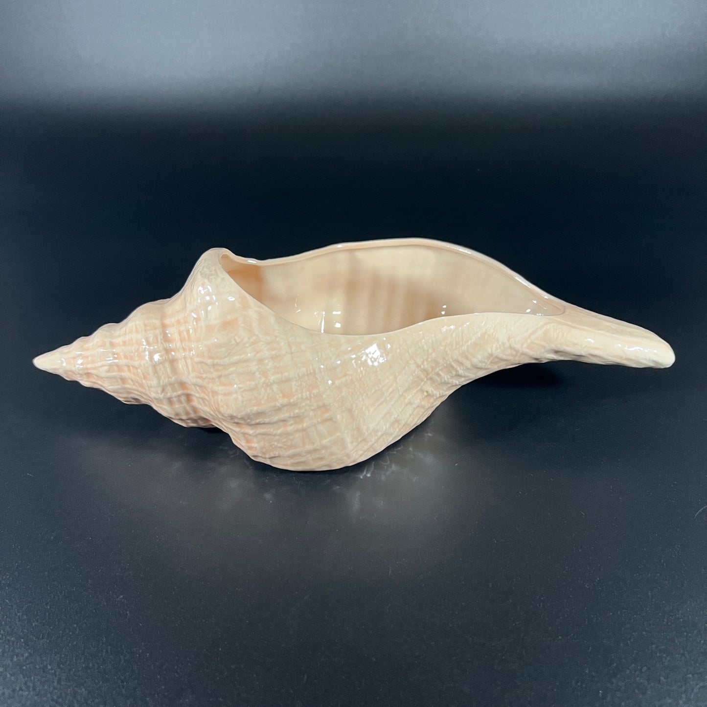 Pink Glazed Shell Bowl