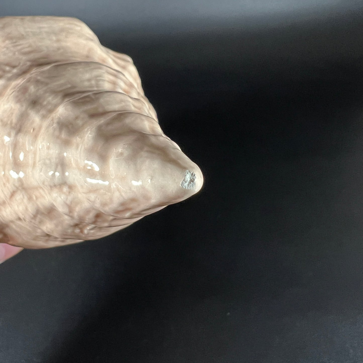 Pink Glazed Shell Bowl