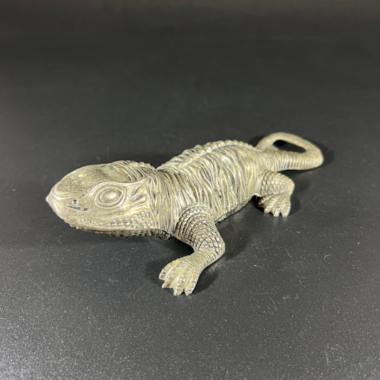 Silver Plated Lizard Bottle Opener