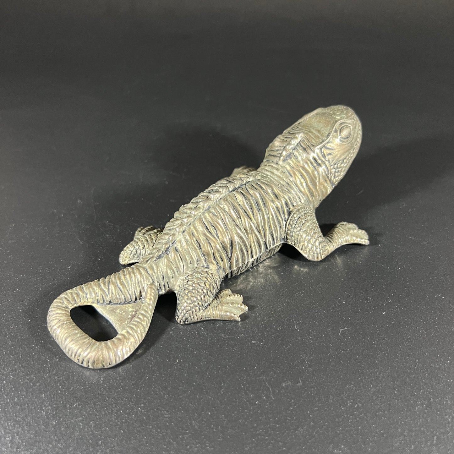 Silver Plated Lizard Bottle Opener