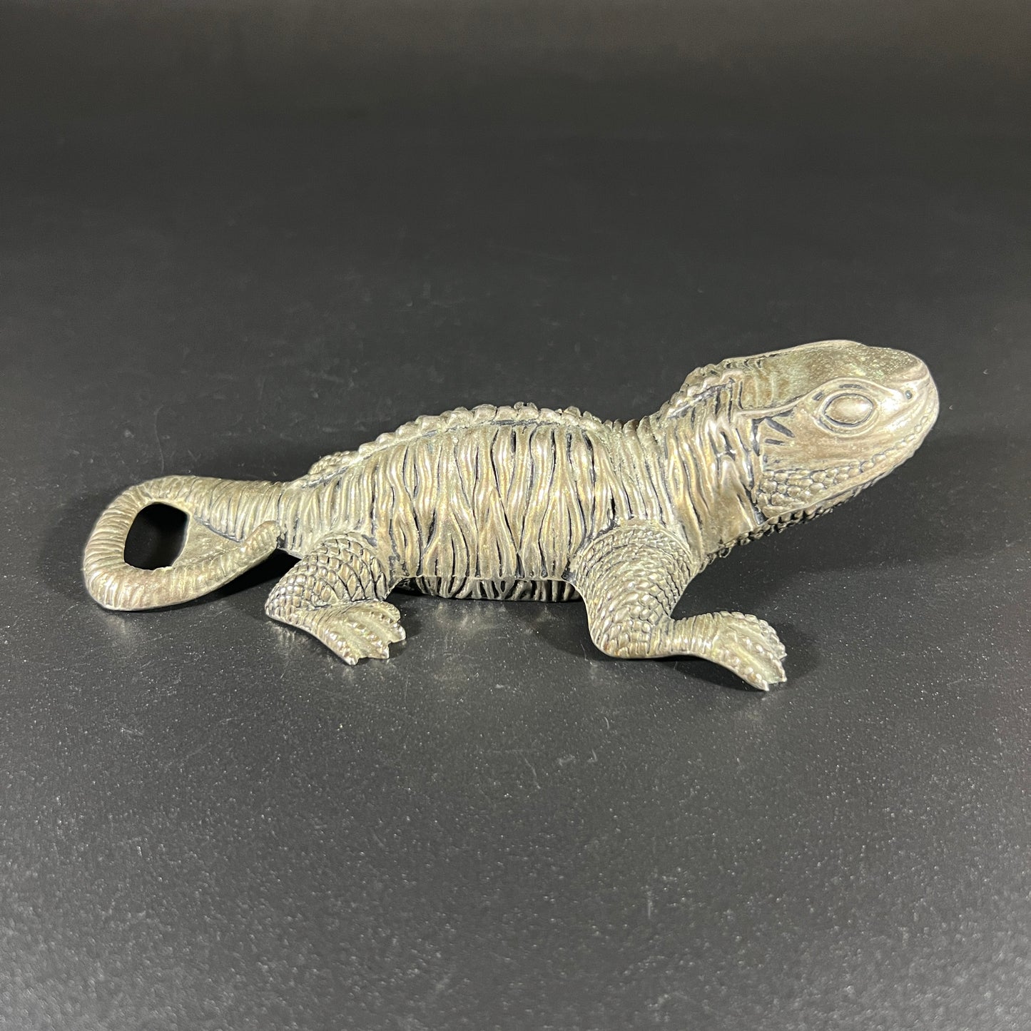 Silver Plated Lizard Bottle Opener