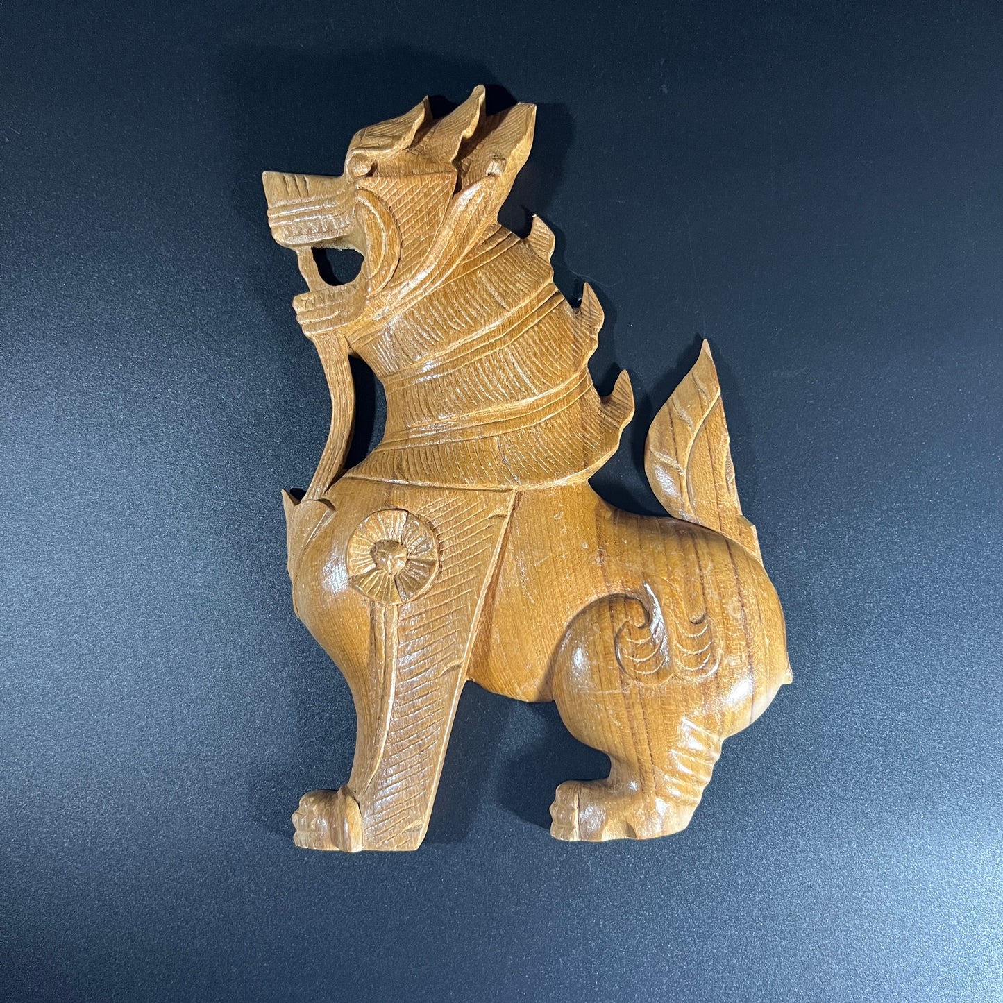 Foo Dog Wooden Plaque